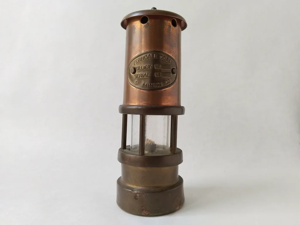 Miners Lamp Ferndale Coal&Mining Co Vintage Oil Lantern