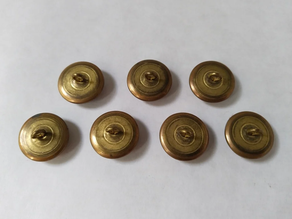 7 Brass Military Buttons The Royal Regiment Of Artillery 3