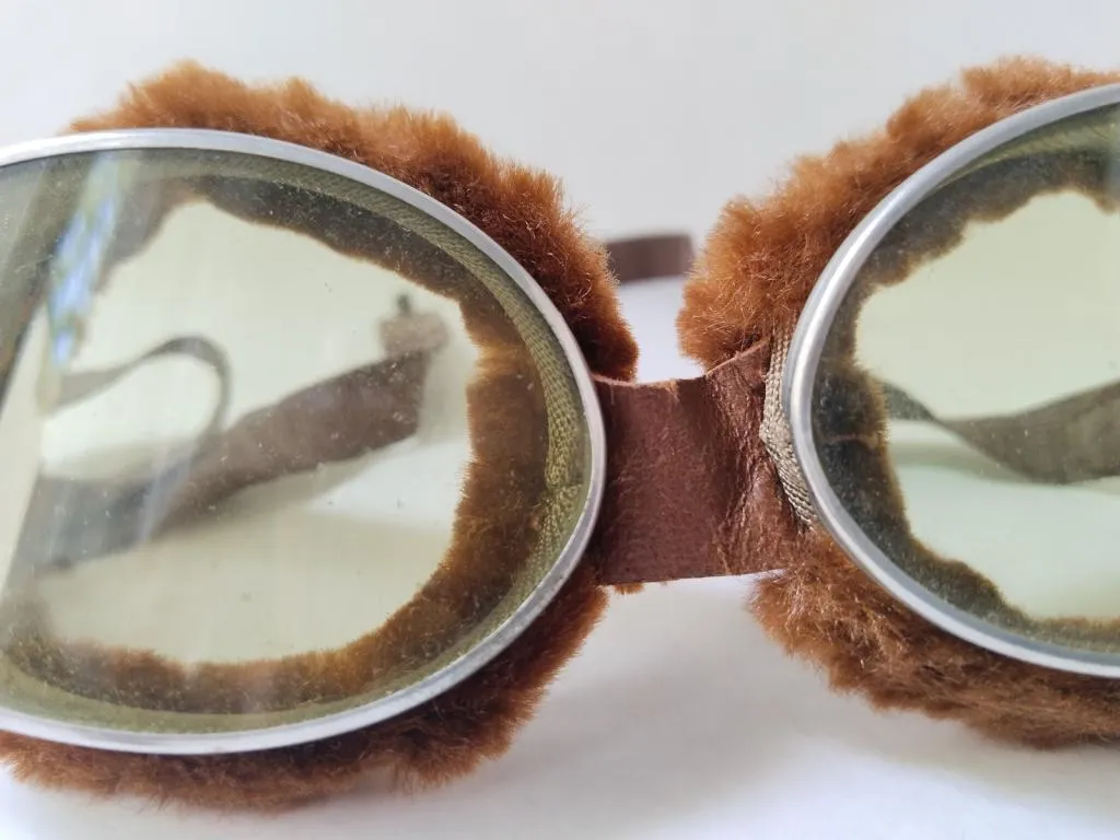 Antique Early 1900s JBJ Lunettes Goggles For Automobilists 6