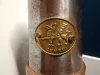 Antique Welsh Miners Lamp CYMRU Original Old Miner's Brass 2