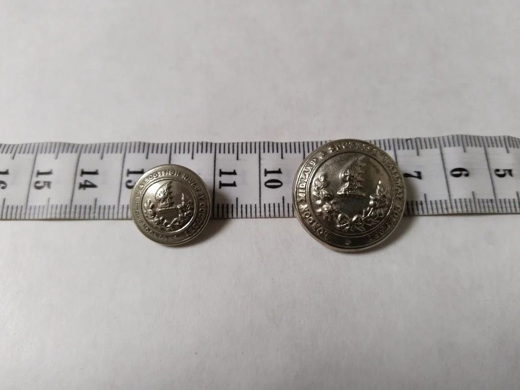 London Midland And Scottish LMS Railway Company Buttons 6 6