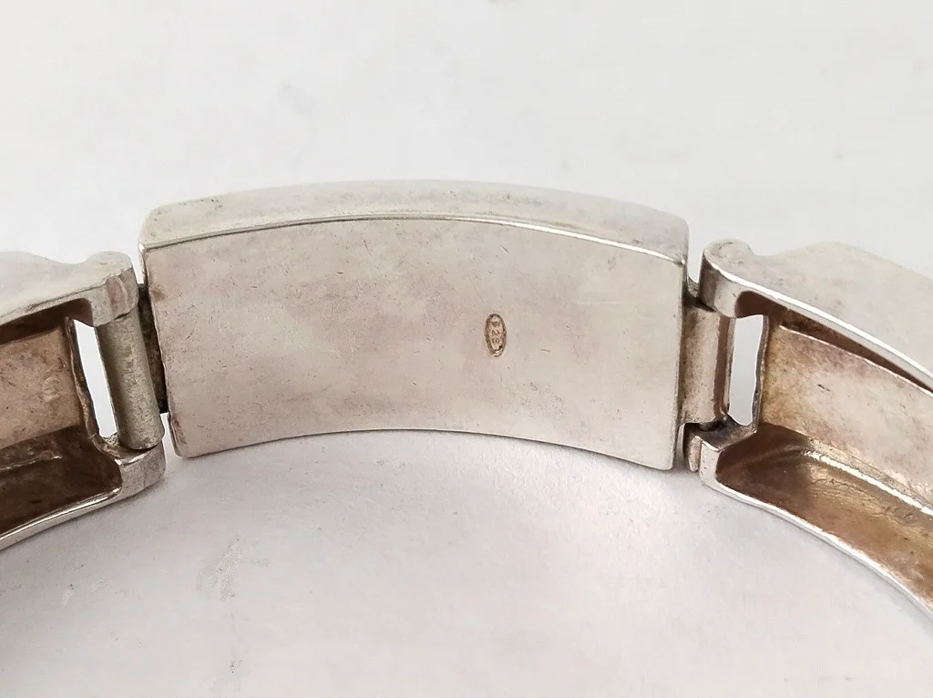 Men's Silver Bracelet Crafted By A Member Of The National 2