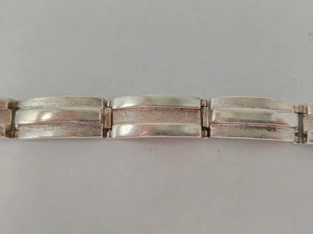 Men's Silver Bracelet Crafted By A Member Of The National 6