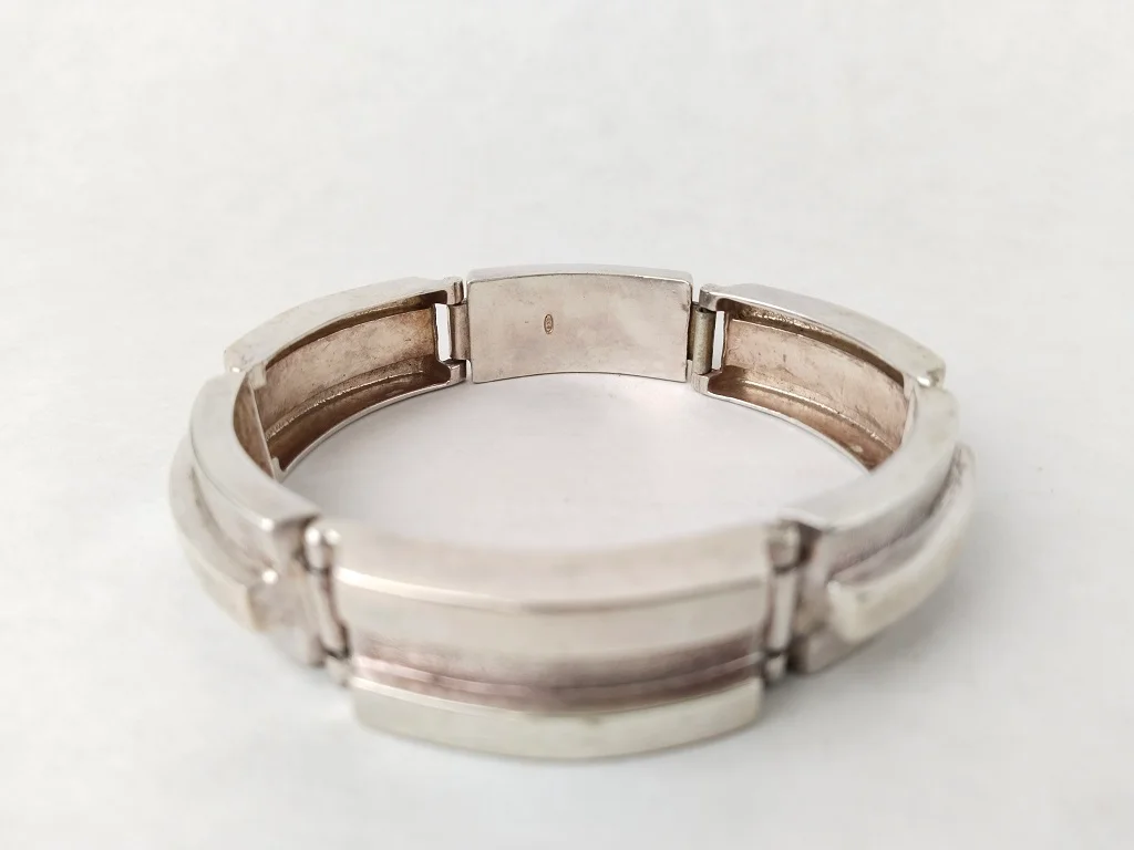 Men's Silver Bracelet Crafted By A Member Of The National 8