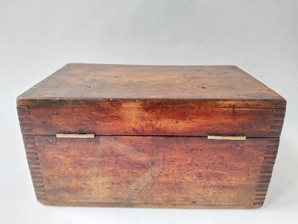 Messing Theodolit Stanley London Mit Mahagoni Box Antik 24
