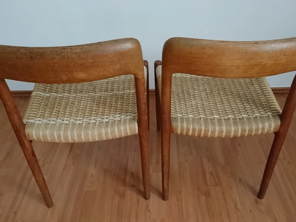 Niels Otto Moller Danish Dining Chairs Model 75 Furniture 5