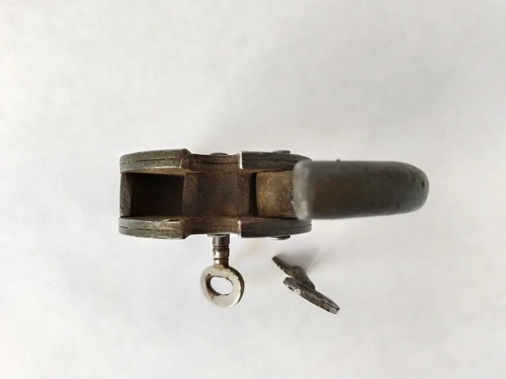 Old Yale Padlock With Two Keys Antique Circa 2