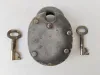 Old Yale Padlock With Two Keys Antique Circa 5
