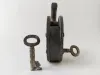 Old Yale Padlock With Two Keys Antique Circa 6