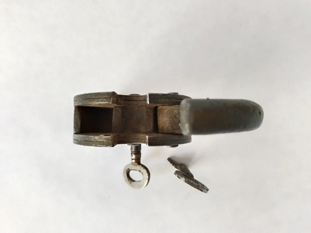 Old Yale Padlock With Two Keys Vintage Circa 2