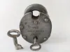 Old Yale Padlock With Two Keys Vintage Circa 7