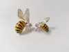 Saturno Sterling Silver And Enamel Wasps Figurines 19.1gr 12