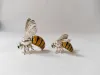 Saturno Sterling Silver And Enamel Wasps Figurines 19.1gr 2
