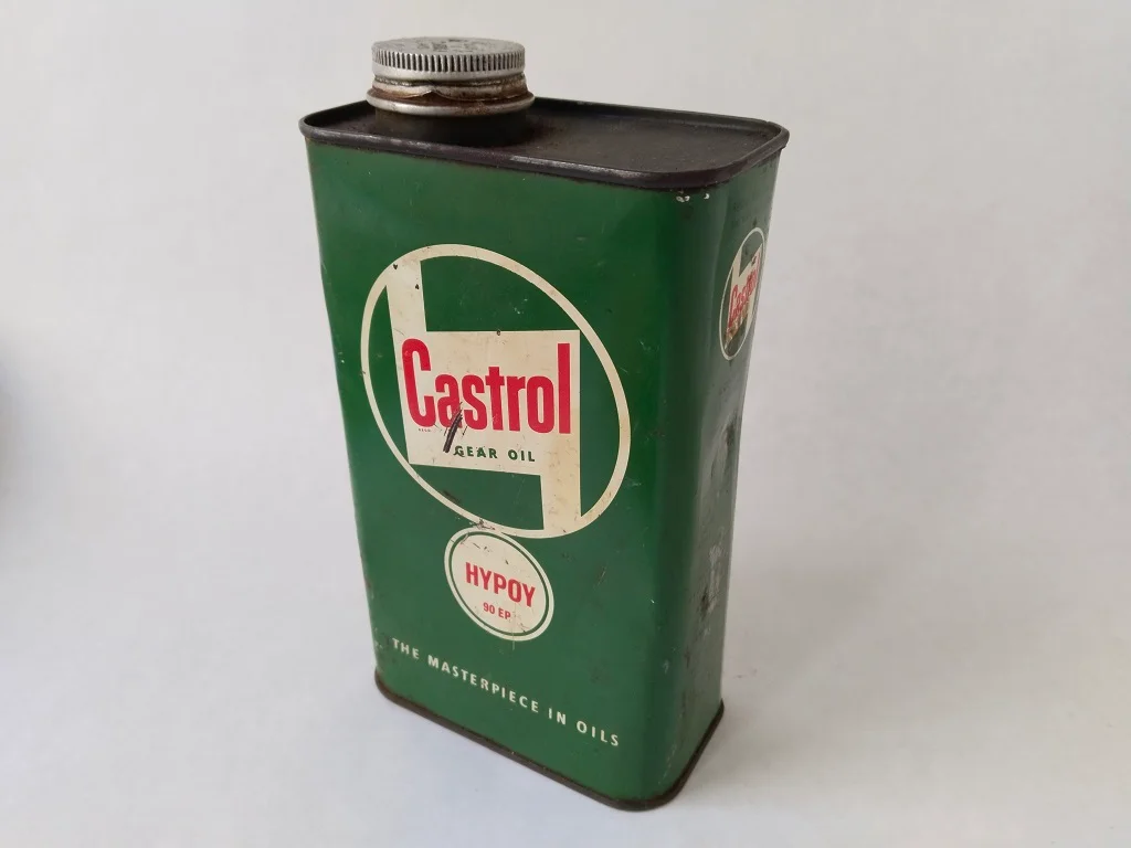Vintage Castrol Gear Oil Can 1960s Classic Cars Automobilia Garage Collectibles