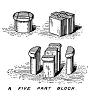 A Five Part Block Small