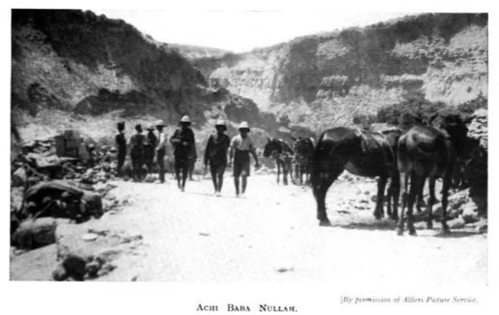 Achi Baba Nullah, one of the most treacherous and fiercely contested areas in Gallipoli.