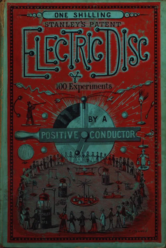 Buchcover von Stanleys Electric Disc – ein Lehrmittel für elektrische Experimente.