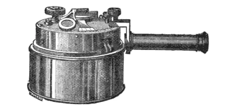 Stanleys Box-Sextant – ein kompaktes Instrument für Navigatoren und Vermesser.