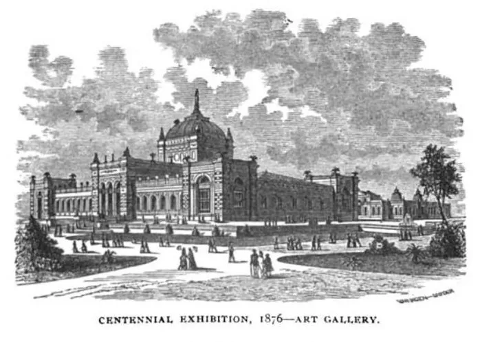 Centennial-Ausstellung, Kunstgalerie, 1876