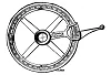 Circular Protractor With Vernier And Arm Stanley London Small