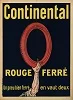 Continental Rouge Ferre Un Pneu Poster Small