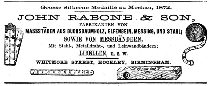 An advertisement or merger-related material showcasing the enduring legacy of John Rabone & Sons.