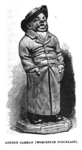 Londoner Droschkenkutscher (Worcester-Porzellan) vorrätig bei Tiffany & Co., New York, 1878