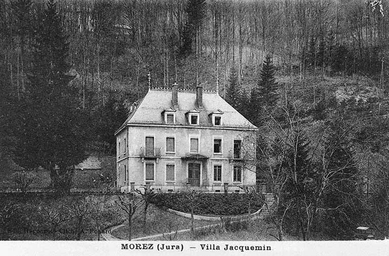 Villa Jacquemin, the family home in Morez-du-Jura, symbolizing the lasting legacy of J.-B. Jacquemin Bros. Ltd. in the optical industry.