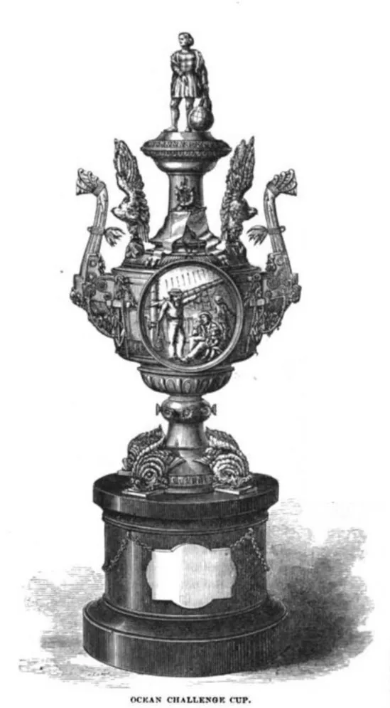 Ocean Challenge Cup, sicher verwahrt von Tiffany & Co., New York, 1878