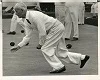 Percy Baker Bids For Another Title In The English Bowling Associations Fours Championship 09 August 1966 Small