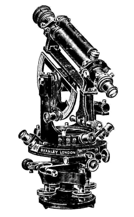 Stanley’s Plain Theodolite, a fundamental tool used for measuring horizontal and vertical angles.