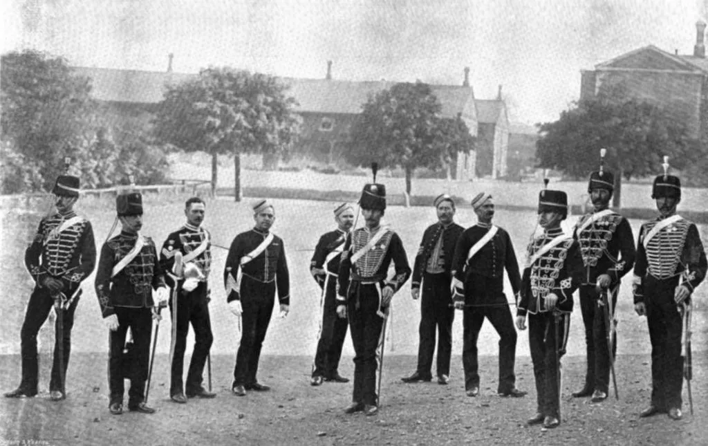 Warrant and non-commissioned officers at The Yeomanry School of Instruction, Aldershot