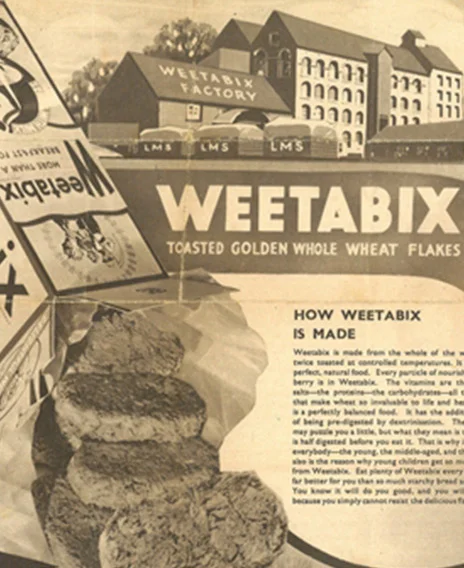 Die Geschichte der ikonischen blau-gelben Weetabix-Blechdose